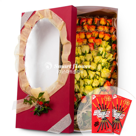 a51 100송이꽃상자(빼빼로별도)