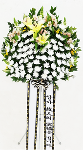 근조오브제화환